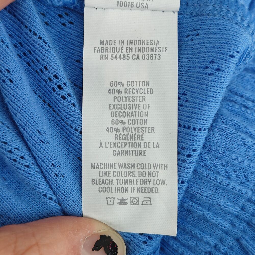 Aerie Off-Duty Pointelle Periwinkle Trouser PJ Womens Small - Picture 3 of 4